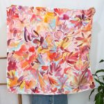 Hand-painted silk scarves