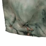 Hand-dyed silk scarf in forest green and pink tones – Silk Fragment No.4 by Avigael Creation