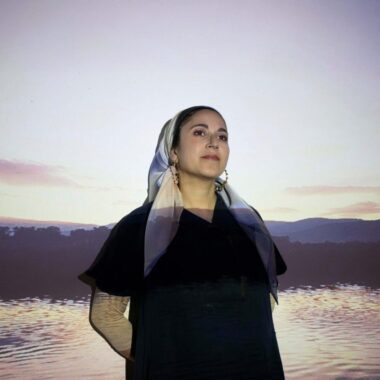 Unique headcover scarf for Jewish Women in Jerusalem