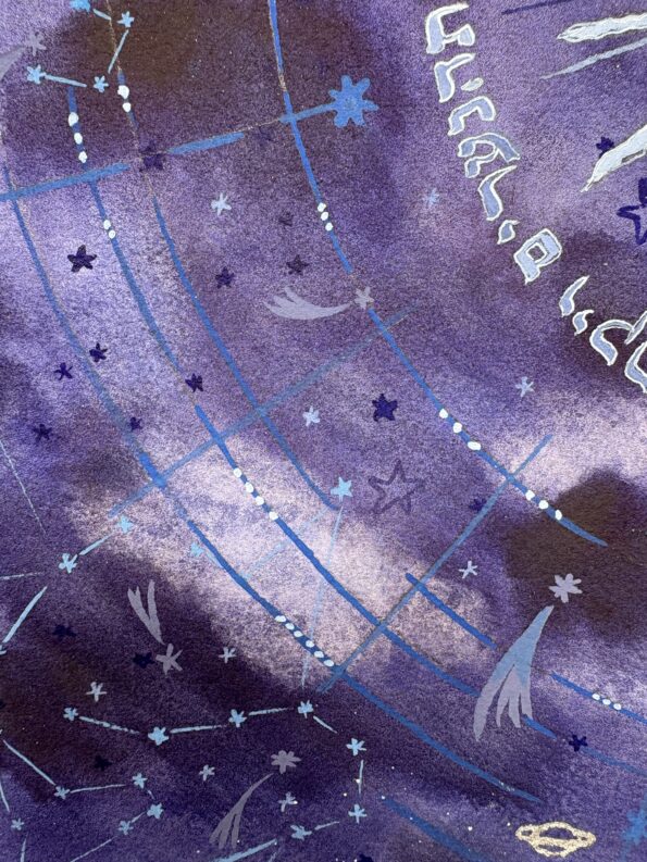 stars and galaxy background