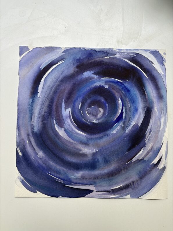 background night painting