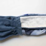 modest turban full coverage denim