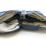 modest turban full coverage denim